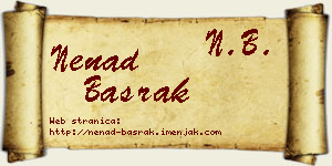 Nenad Basrak vizit kartica